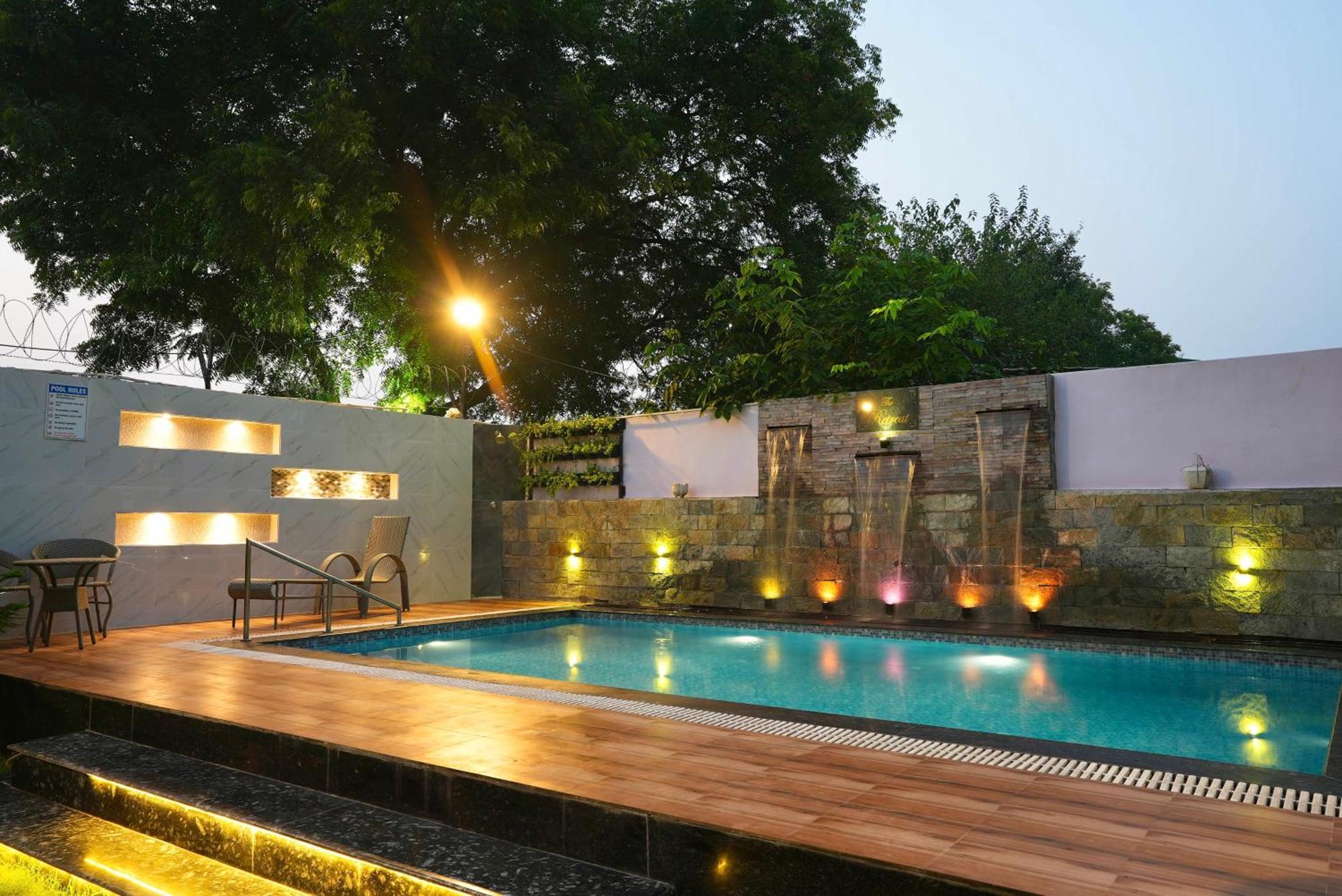 Farm The Retreat - With Private Pool Villa Manesar Exterior photo